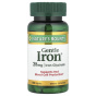 Natures Bounty, Gentle Iron, железо, 28 мг, 90 капсул