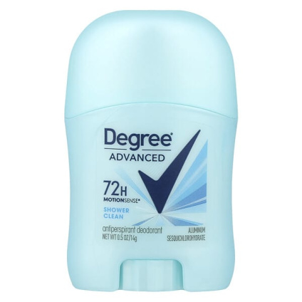 Degree, Advanced, 72H MotionSense®, дезодорант-антиперспирант, очищение для душа, 14 г (0,5 унции)