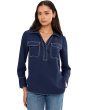 Half Placket with Two Front Pockets