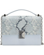 Kate Spade New York Женская цепочка из смешанного материала с тиснением в виде змеи на плече в стиле деко