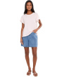 Organic Cotton Slubby Jersey Crew Neck Top
