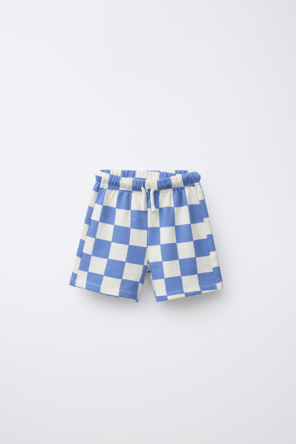 Zara ШОРТЫ-БЕРМУДЫ В КЛЕТКУ 526123896-080-18
