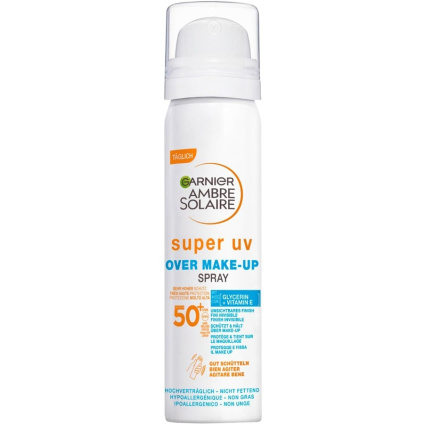 GARNIER Спрей для макияжа Ambre Solaire Super UV Over LSF50+ - 75 мл