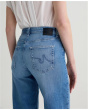 Saige Mid-Rise Wide Leg in Oceanic