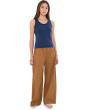 Nzt Ruffle Neck Cotton Slub Layer Tank