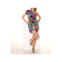 Druckkleid, bunt
