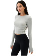 Louise Rib Long Sleeve Crop