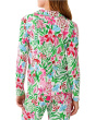 PJ Knit Long Sleeve Button-Up Top