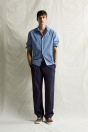 Zara БРЮКИ RELAXED FIT COMFORT Темно-темно-синего цвета