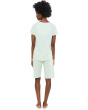 Short Sleeve Henley Bermuda Shorts Pajama Set