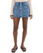 Button Front Skort