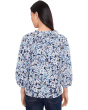 Raglan Peasant Split Neck Blouse