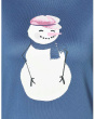 Snowman Smiles Brushed Loose Knit Pajama Set