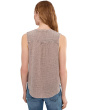 Ava Gauze Button Tank