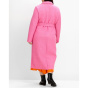 Miss Goodlife Фирменное шерстяное пальто Boucl_ с G_rtel, розовое