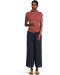 Amara Mock Neck Power Shoulder Top