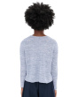 Petite Organic Linen Cotton Slub Crew Neck Sweater