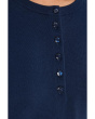 Genevieve Solid Drop Shoulder Henley
