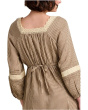 Manzana Square Neck Long Sleeve Dress