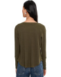 Long Sleeve Dropped Armhole Oversized Top