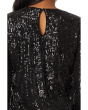 Long Slv Sequin Crew Neck 060