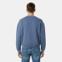 Jack Wills Мужская хлопковая толстовка Oversize Fit Crew с длинным рукавом и графическим принтом в полоску для мужчин
