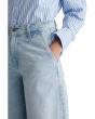 Stella Mid-Rise Wide Leg Palazzo Jeans in Idol