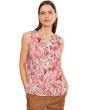 Sleeveless Pintuck Blouse