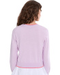 Picot Edge Crewneck Sweater