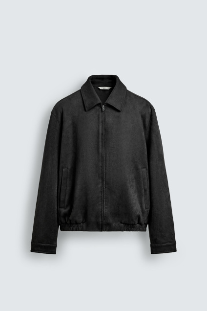 Zara КУРТКА ИЗ замши 495669580-800-2