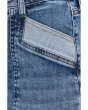 Maya High-Rise Porkshop Front Pockets Wide Leg Raw Hem in Success