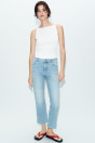 Zara ДЖИНСЫ Z1975 МИНИ-КЛЕШ С ЗАВЫШЕННОЙ ТАЛИЕЙ 507291730-406-32