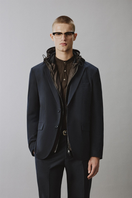 Zara БЛЕЙЗЕР ИЗ ТЕХНИЧЕСКОЙ ТКАНИ, НЕ СОДЕРЖАЩЕЙ ЖЕЛЕЗА 503174927-401-46