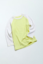 Zara 1-6 ЛЕТ/ ФУТБОЛКА ДЛЯ КУПАНИЯ С РУКАВАМИ РЕГЛАН Лайм