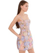 3D Floral Lampshade Mini Dress