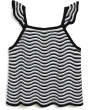Stripe Scallop Sweater Top (Toddler/Little Kid/Big Kid)