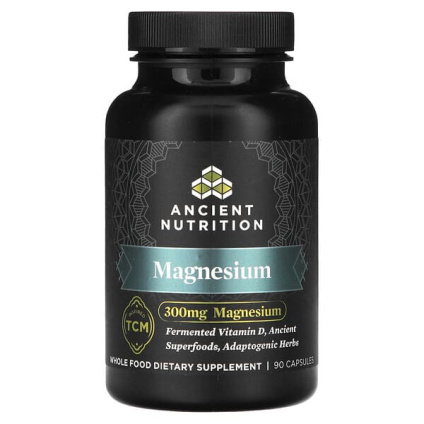 Ancient Nutrition, магний, 90 капсул