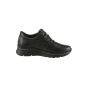 Rind-Nappaleder-Sneaker, schwarz