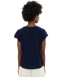 Double Ruffle Crew Neck Knit Top