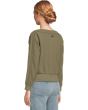 Rib Trim Seamed Top