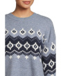 Fair Isle Raglan Long Sleeve Crew