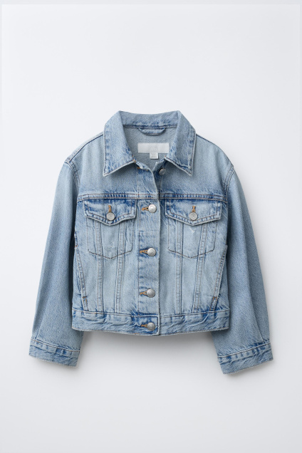 Zara Джинсовая куртка 495689124-400-7