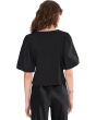 Crew Neck Puff Sleeve Kint Top