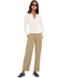 Button Front Ribbed Top