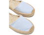 Seersucker Lauren Lace-up Espadrille