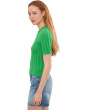 Arden Pointelle Puff Sleeve Pullover