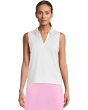 Sleeveless Top With Mesh Inserts