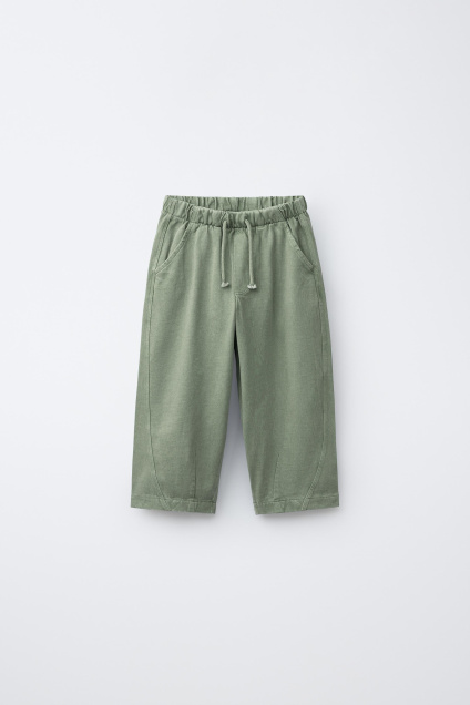 Zara МЕШКОВАТЫЕ БРЮКИ ИЗ ТЯЖЕЛОГО ДЖЕРСИ 509039870-526-18