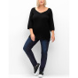 Cargo-Stretch-Jeans, dark blue denim