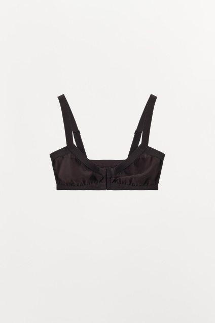 Zara Шелковый БРА-БЮСТГАЛЬТЕР БЕЗ БРЕТЕЛЕК С РЕЗИНКАМИ 520680073-716-1